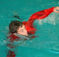 Swimming Training in Clothes